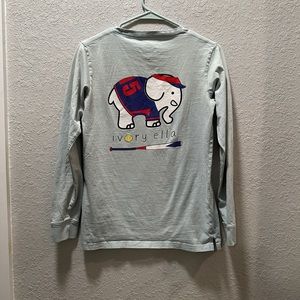 Lauren James Softball Elephant Long sleeve T Shirt